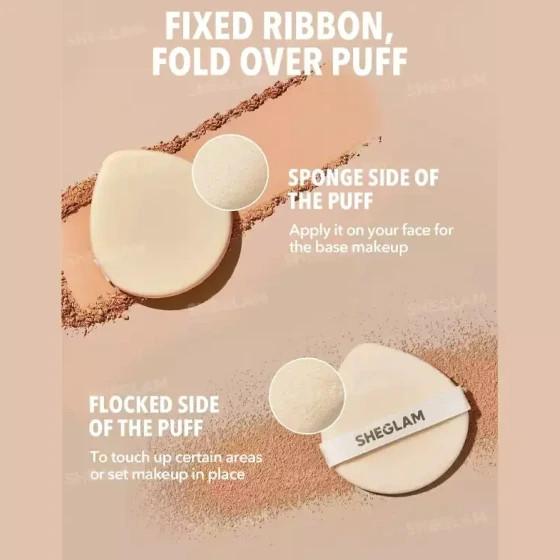 پنکک کرم پودری شیگلم مدل SKin-Focus کنترل چربی پوست +کاور بالا