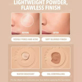 پنکک کرم پودری شیگلم مدل SKin-Focus کنترل چربی پوست +کاور بالا