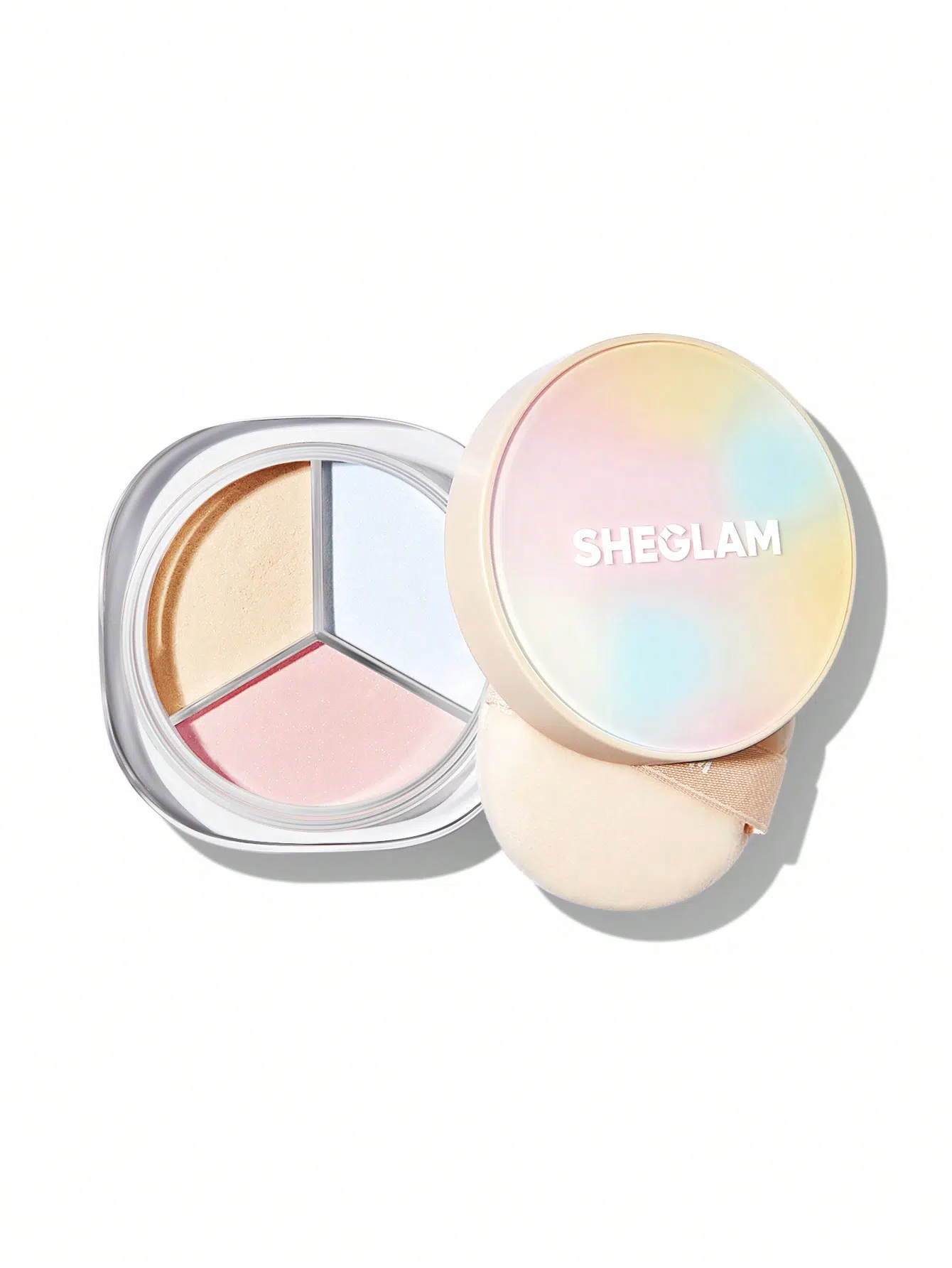 پودر فیکس 3در 1شیگلم (سه رنگ) Radiance ring 3_in-1 corrcting setting powder
