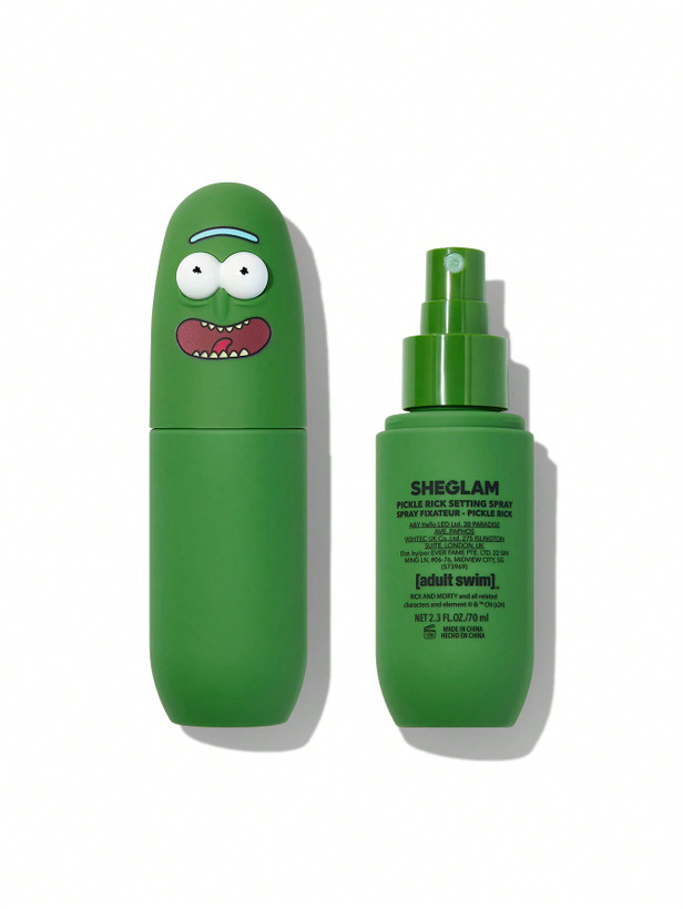 اسپری فیکس کالکشن ریک اند مورتی شیگلم مدل Rick And morty X Sheglam pickele Rick aetting spray